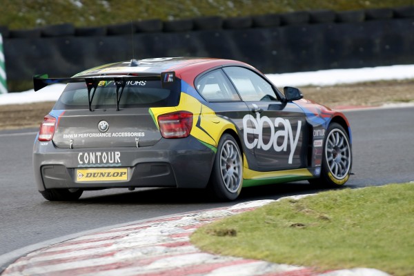Test day at Brands Hatch. Ebay Motors BMW 1 series.