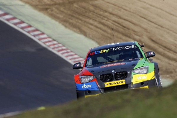 Test day at Brands Hatch. Ebay Motors BMW 1 series.