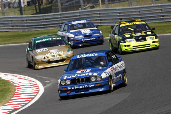 2013 Gold Cup. Max Goff in an ex Tim Harvey BMW M3 from the 1991 BTCC.