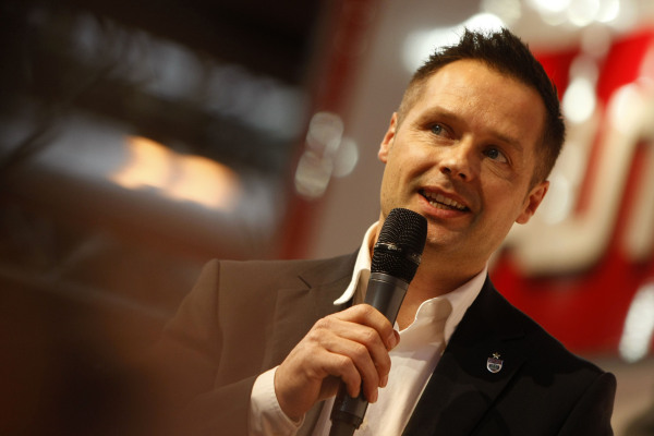 Andy Priaulx (GBR) on the Autosport Stage