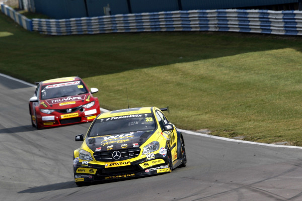 2015 BTCC Media day. #33 Adam Morgan (GBR). WIX Racing. 	Mercedes Benz A-Class.