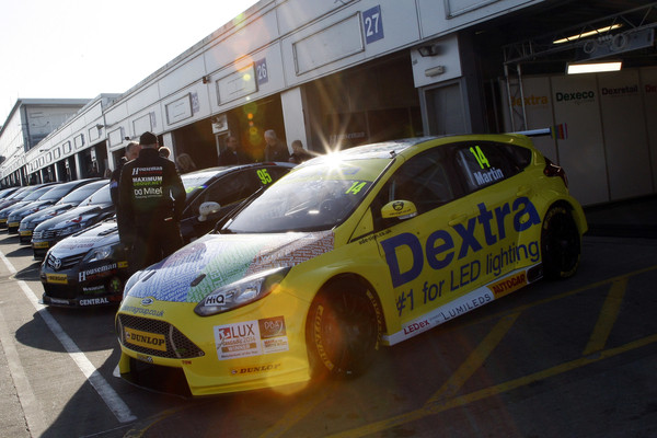 2015 BTCC Media day. #14 Alex Martin (GBR). Dextra Racing. Ford Focus.