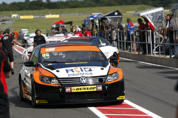 Round 6 of the 2015 British Touring Car Championship. #99 Jason Plato (GBR). Team BMR. Volkswagen CC.