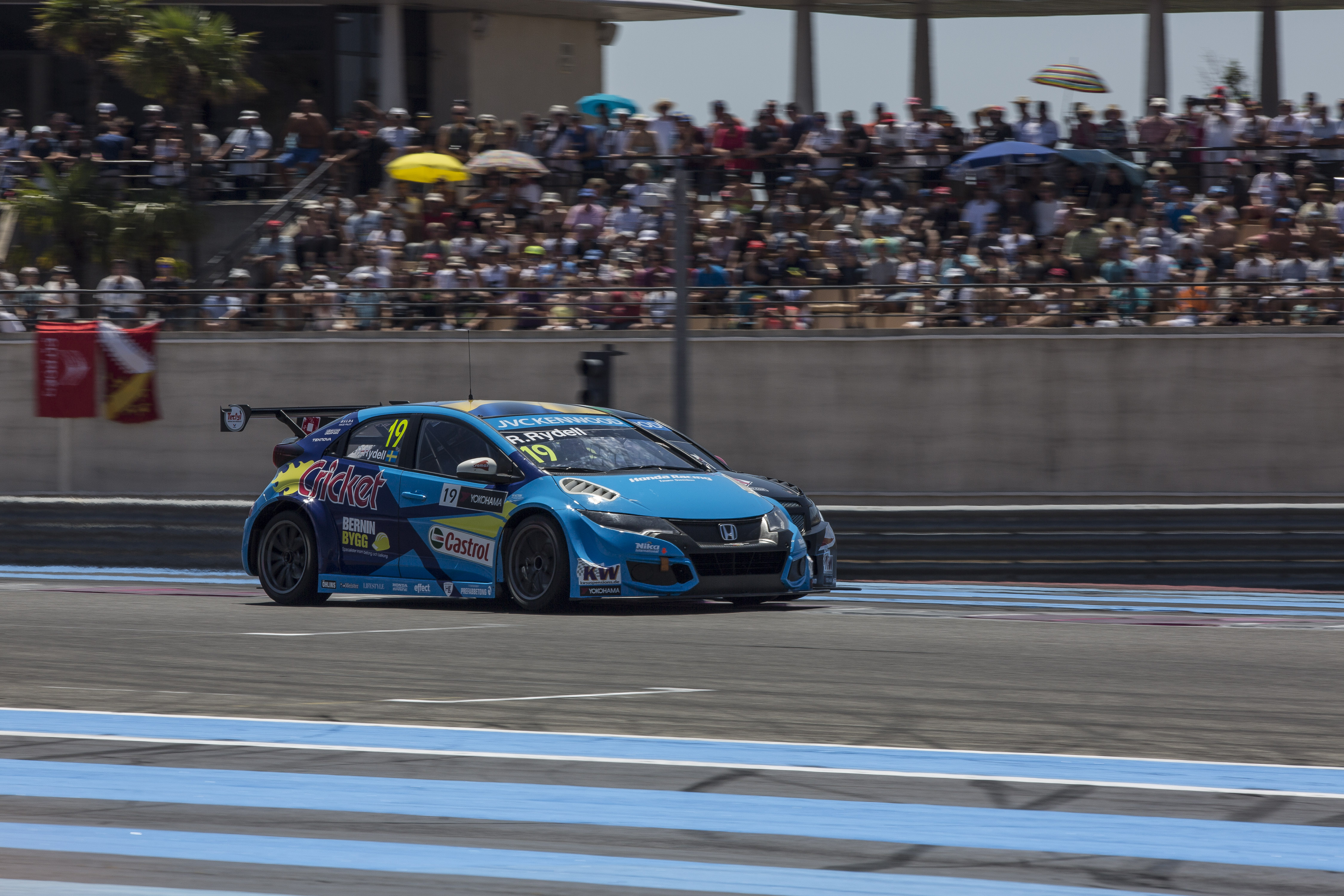 RYDELL Rickard (swe) Honda Civic team Nika International action during the 2015 FIA WTCC World Touring Car Championship race of Paul Ricard, Le Castellet, France from June 26th to 28th 2015. Photo Antonin GRENIER / DPPI.