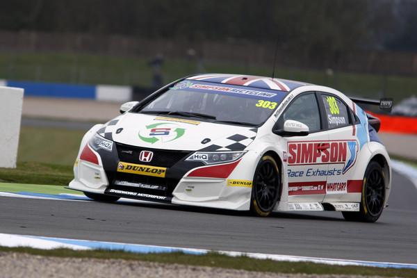 British Touring Car Championship Media day 2016. #303 Matt Simpson (GBR). Simpson Motorsport. Honda Civic.