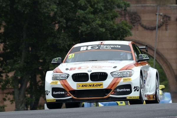 #31 Jack Goff GBR Team IHG Rewards Club BMW 125i M Sport during first practice for the BTCC Oulton Park 4th-5th June 2015 at Oulton Park, Little Budworth, Cheshire, United Kingdom. June 04 2016. World Copyright Peter Taylor/PSP.