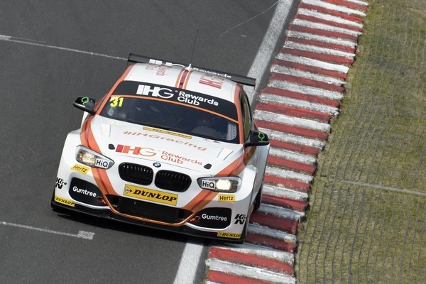 #31 Jack Goff GBR Team IHG Rewards Club BMW 125i M Sport during qualifiying for the BTCC Oulton Park 4th-5th June 2015 at Oulton Park, Little Budworth, Cheshire, United Kingdom. June 04 2016. World Copyright Peter Taylor/PSP.