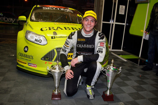 Round 10 of the 2014 British Touring Car Championship. #44 Jack Clarke (GBR). Crabbies Racing. Ford Focus ST.