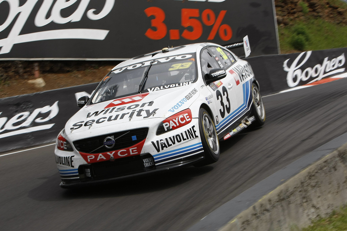 2016 Supercheap Auto Bathurst 1000. Round 2 of the Pirtek Enduro Cup. #33. Scott McLaughlin (NZL) David Wall (AUS). Wilson Security Racing GRM. Volvo S60 .