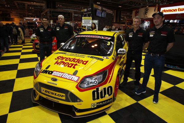 Motorbase BTCC team at Autosport International 2017