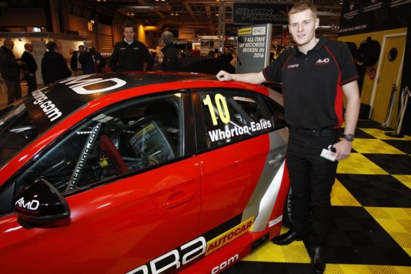 AmD BTCC driver Ant Whorton-Eales at Autosport International