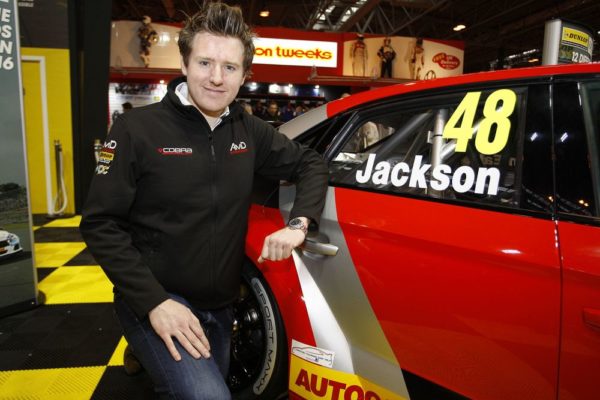 AmD driver Oli Jackson at Autosport International 2017