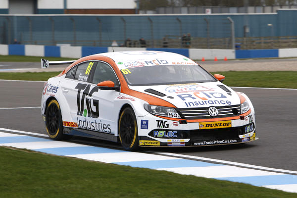 Will Burns (GBR) No.61 Autoaid/RCIB Insurance Racing Volkswagen CC British Touring Car Championship Media Day 2017 at Donington Park,Derbyshire,UK on 16 March 2017. Lanyon/PSP