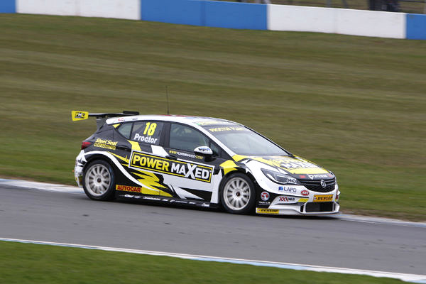 Senna Proctor (GBR) No.18 Power Maxed Racing Vauxhall Astra British Touring Car Championship Media Day 2017 at Donington Park,Derbyshire,UK on 16 March 2017. Lanyon/PSP