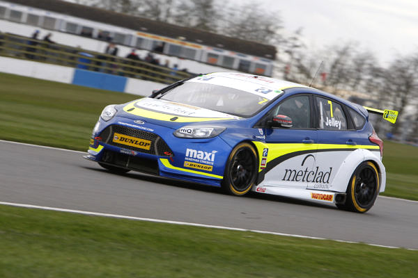 Stephen Jelley (GBR) No.7 Team Parker with Maximum Motorsport Ford Focus British Touring Car Championship Media Day 2017 at Donington Park,Derbyshire,UK on 16 March 2017. Lanyon/PSP