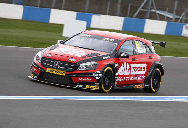 Adam Morgan (GBR) No.33 Ciceley Motorsport Mercedes Benz A-Class British Touring Car Championship Media Day 2017 at Donington Park,Derbyshire,UK on 16 March 2017. Lanyon/PSP