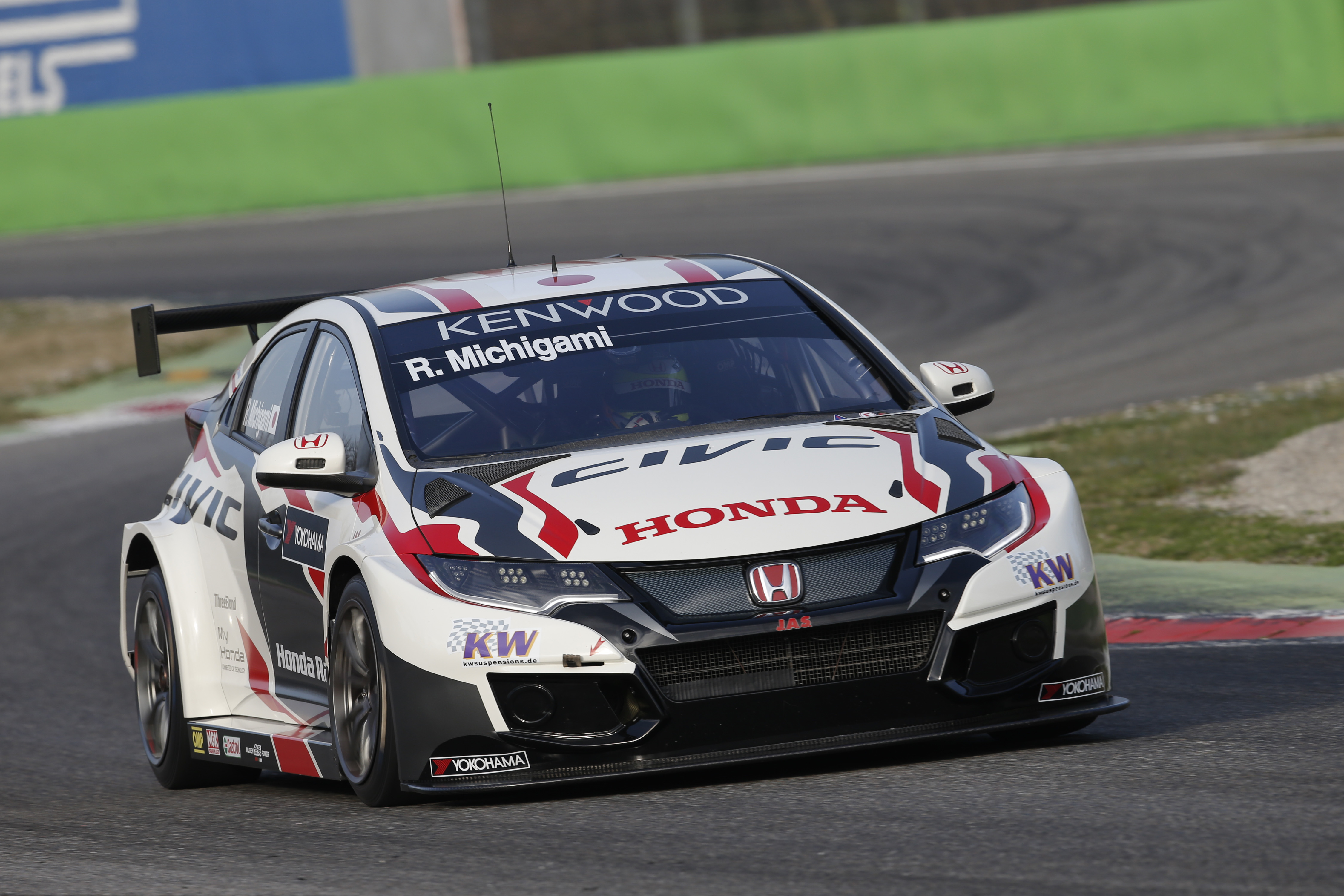 34 MICHIGAMI Ryo (jpn) Honda Civic team Honda racing Jas action during the 2017 FIA WTCC World Touring Car Test at Monza  March 13 to 15 - Photo Francois Flamand / DPPI.