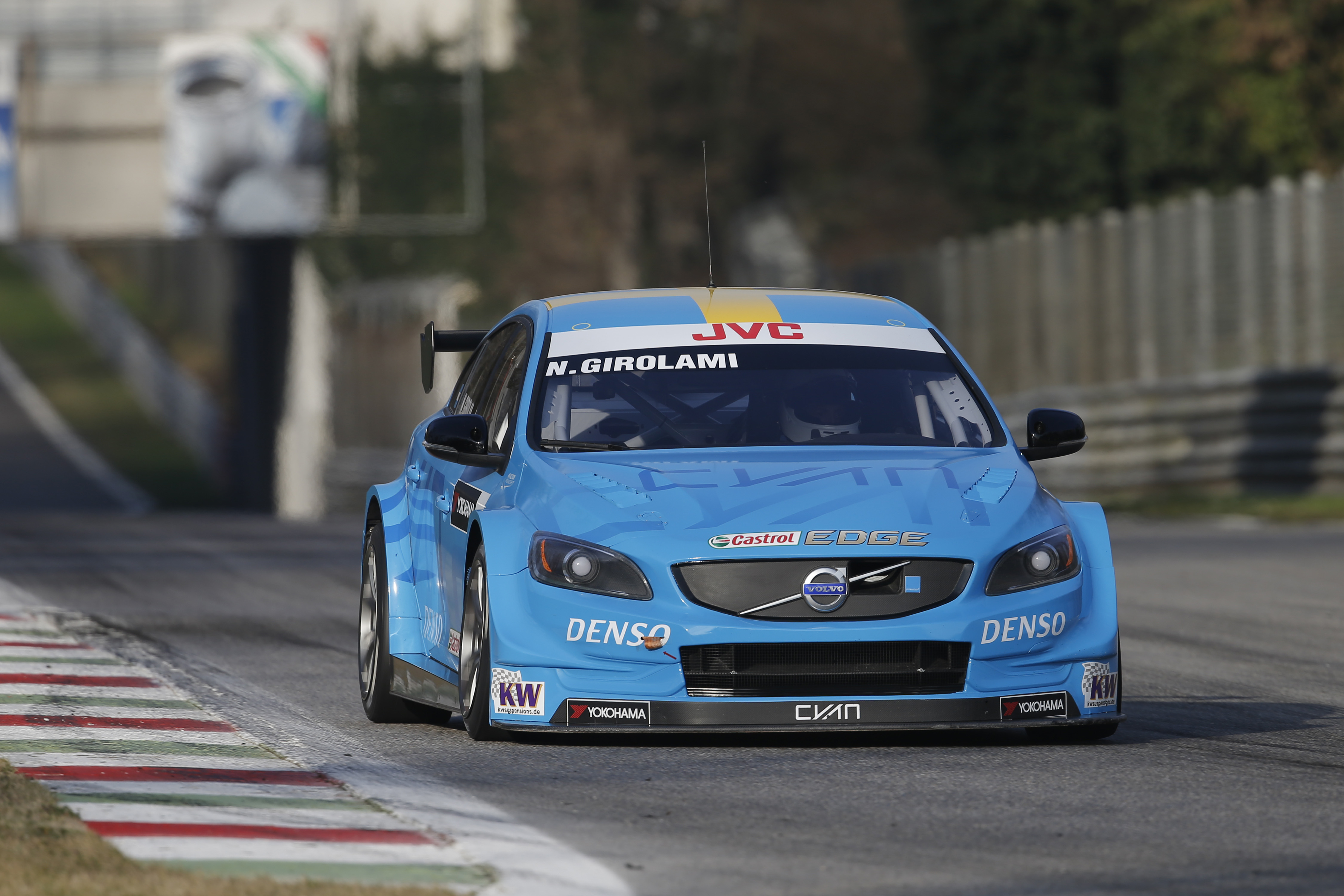 61 GIROLAMI Nestor (arg) Volvo S60 team Polestar Cyan racing action during the 2017 FIA WTCC World Touring Car Test at Monza  March 13 to 15 - Photo Francois Flamand / DPPI.