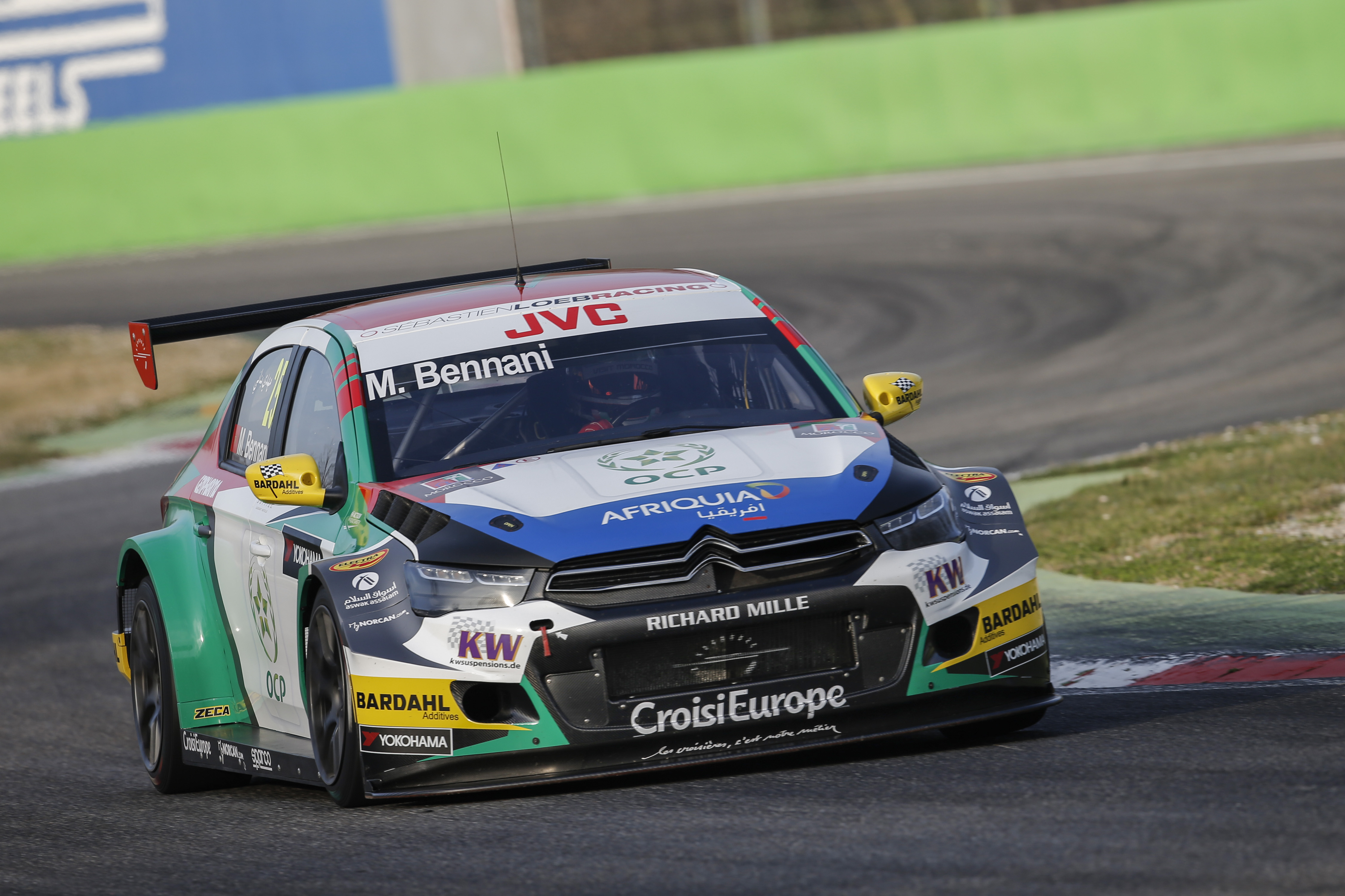 25 BENNANI Mehdi (mar) Citroen C Elysee team Sebastien Loeb racing action during the 2017 FIA WTCC World Touring Car Test at Monza  March 13 to 15 - Photo Francois Flamand / DPPI.