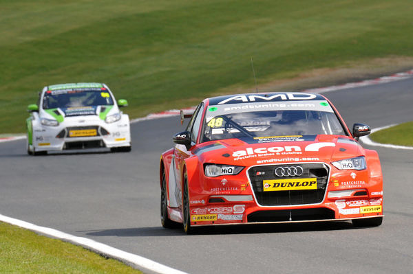 Round 1 of the 2017 British Touring Car Championship. #48 Ollie Jackson (GBR). AmDtuning.com with Cobra Exhausts. Audi S3.