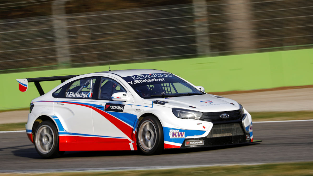 68 EHRLACHER Yann (fra) Lada Vesta team RC motorsport action during the 2017 FIA WTCC World Touring Car Test at Monza  March 13 to 15 - Photo Francois Flamand / DPPI.