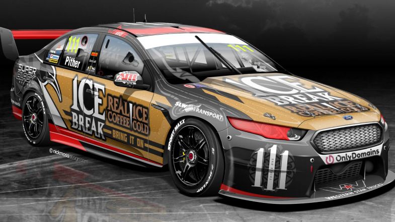 Super Black Racing reveal livery for 2016 V8 Supercars season ...
