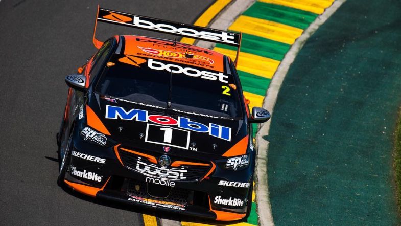 Scott Pye secures maiden Supercars win in rain-hit third Melbourne race ...