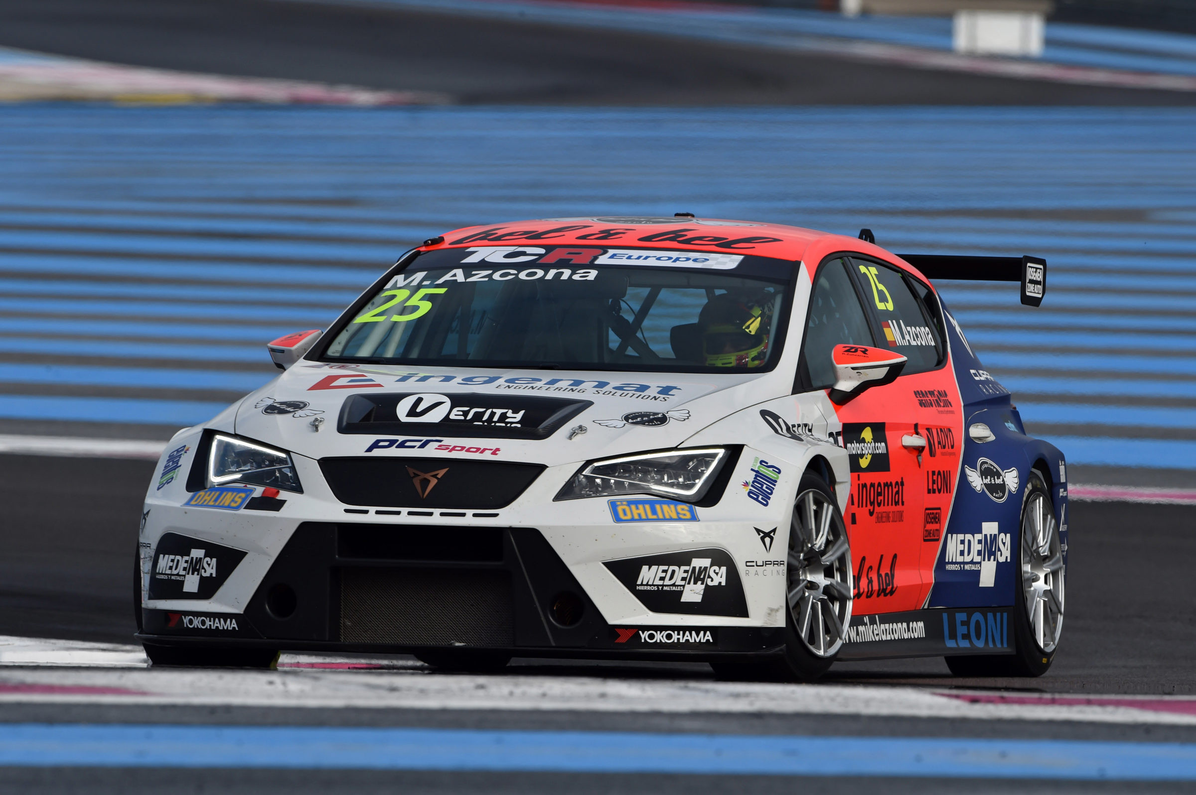 Mikel Azcona content with second despite having pace for pole