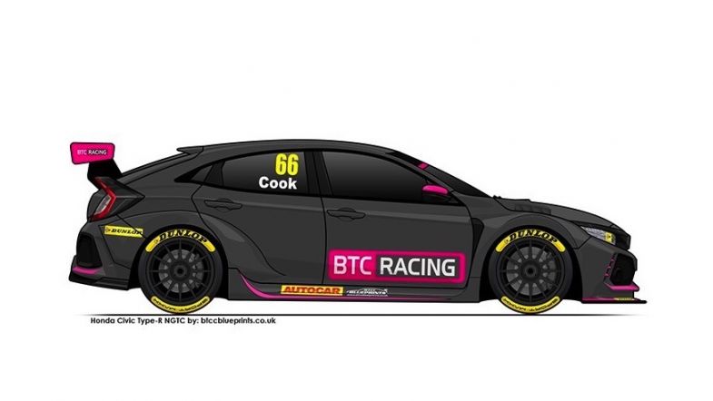 New Dynamics Honda Civic Type R for 2018 BTCC makes test debut