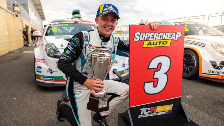 Jay Hanson stripped of debut podium after spinning Chaz Mostert ...